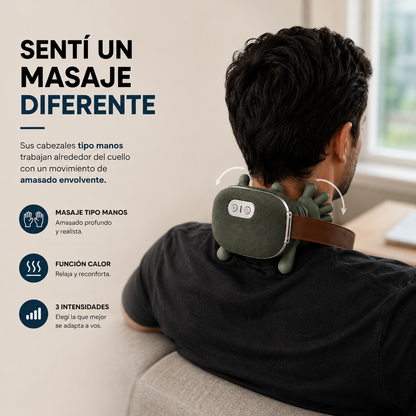 VELKO™ Palm — Masajeador Cervical con Calor
