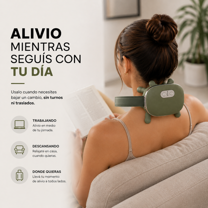 VELKO™ Palm — Masajeador Cervical con Calor